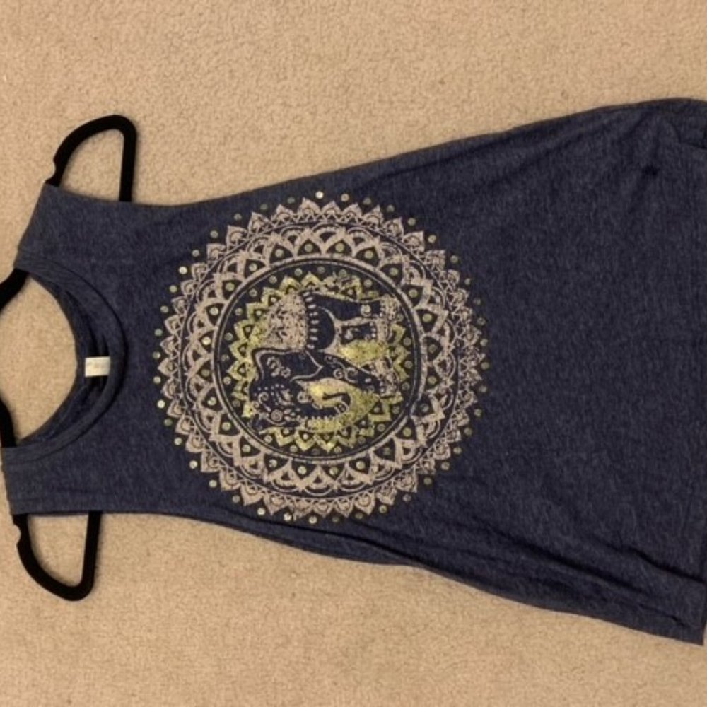 Navy blue tank top (size small)